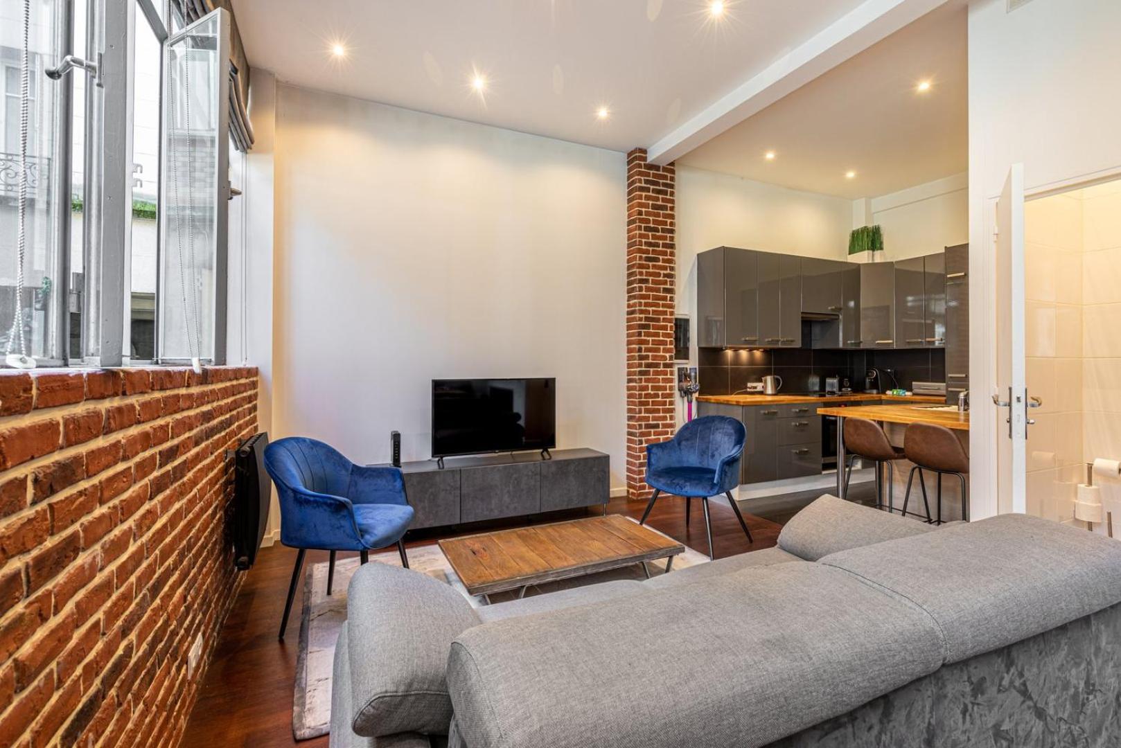 Guestready - Apto Parisiense Da Moda No 19º Arr. Luaran gambar